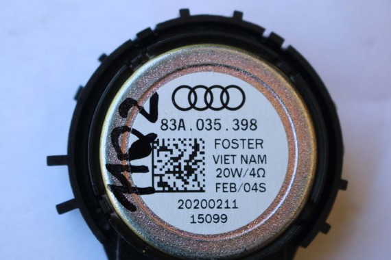 AUDI Q2 Q3 GŁOŚNIKI ZESTAW GŁOŚNIKÓW 83A035399 83A035415 83A035411 83A035398 8V0035382D FL LIFT GŁOŚNIK TUBA A1 A3 83A 035 411
