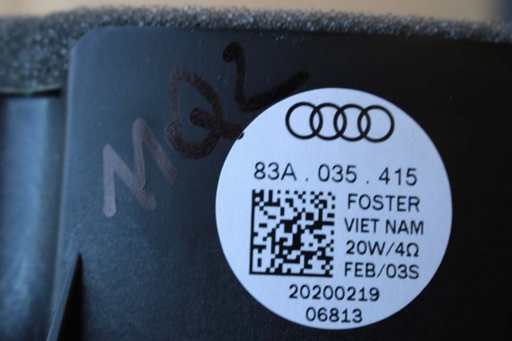 AUDI Q2 Q3 GŁOŚNIKI ZESTAW GŁOŚNIKÓW 83A035399 83A035415 83A035411 83A035398 8V0035382D FL LIFT GŁOŚNIK TUBA A1 A3 83A 035 411