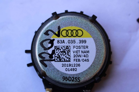 AUDI Q2 Q3 GŁOŚNIKI ZESTAW GŁOŚNIKÓW 83A035399 83A035415 83A035411 83A035398 8V0035382D FL LIFT GŁOŚNIK TUBA A1 A3 83A 035 411