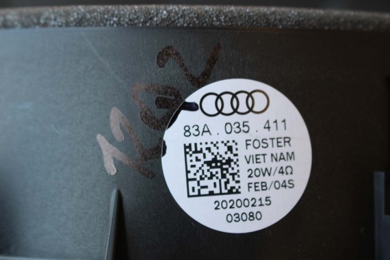 AUDI Q2 Q3 GŁOŚNIKI ZESTAW GŁOŚNIKÓW 83A035399 83A035415 83A035411 83A035398 8V0035382D FL LIFT GŁOŚNIK TUBA A1 A3 83A 035 411