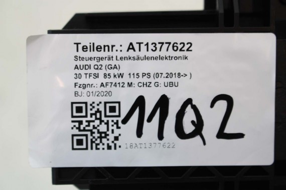 AUDI Q2 MANETKI KIEROWNICY 82A953521B przełącznik manetka kierownicy 82A 953 521 B tempomat 81A 82A953521BF A1 82A A3 8Y Q3 83A