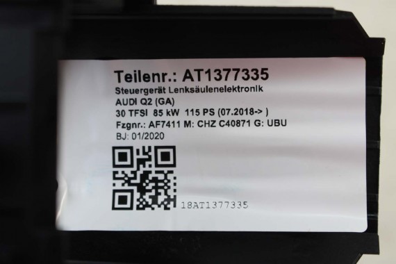 AUDI Q2 MANETKI KIEROWNICY 82A953521B przełącznik manetka kierownicy 82A 953 521 B tempomat 81A 82A953521BF A1 82A A3 8Y Q3 83A