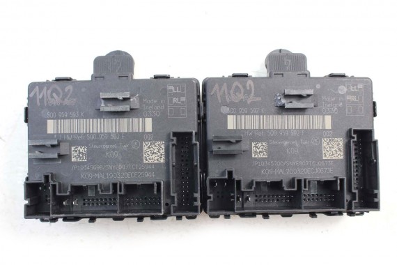 AUDI VW SKODA MODUŁ DRZWI 5Q0959592K 5Q0959593K 5Q0 959 592 K 5Q0 959 593 K 5G 510 5T 5NA 3G 3V 8V 8S 81A 5Q0959592F 5Q0959593F