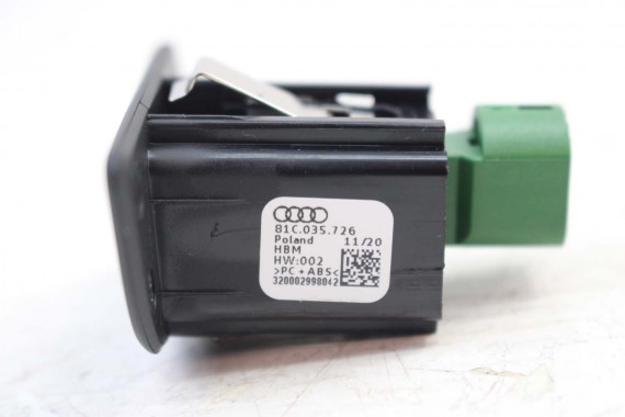 AUDI A3 FL A6 FL A7 FL Q2 PORT USB 81C035726 81C 035 726 PRZYŁĄCZE ZEWNĘTRZNEGO ŹRÓDŁA AUDIO GNIAZDO WEJŚCIE