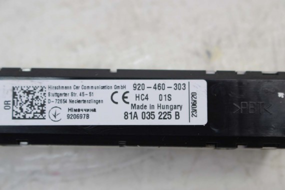 AUDI Q2 WZMACNIACZ ANTENOWY ANTENY 81A035225 81A035225B 81A 035 225 B 81A 035 225 moduł 81A035225 81A035225B