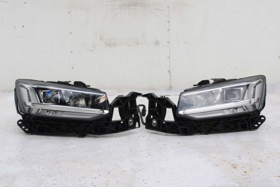 AUDI Q2 PRZÓD maska błotniki zderzak pas przedni lampy wzmocnienie błotnik lampa 81A FULL LED Kolor: G3G3	LX7M 	Nanograu Szary