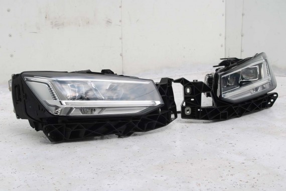 AUDI Q2 PRZÓD maska błotniki zderzak pas przedni lampy wzmocnienie błotnik lampa 81A FULL LED Kolor: G3G3	LX7M 	Nanograu Szary