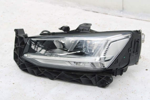 AUDI Q2 PRZÓD maska błotniki zderzak pas przedni lampy wzmocnienie błotnik lampa 81A FULL LED Kolor: G3G3	LX7M 	Nanograu Szary