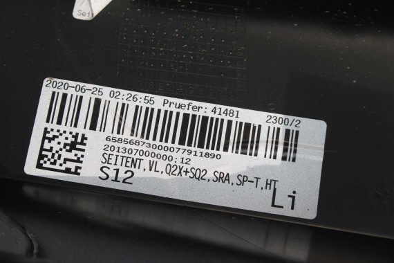 AUDI Q2 PRZÓD maska błotniki zderzak pas przedni lampy wzmocnienie błotnik lampa 81A FULL LED Kolor: G3G3	LX7M 	Nanograu Szary