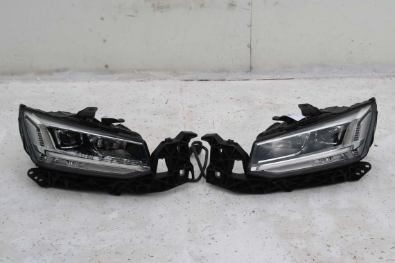 AUDI Q2 PRZÓD maska błotniki zderzak pas przedni lampy wzmocnienie błotnik lampa 81A FULL LED Kolor: G3G3	LX7M 	Nanograu Szary
