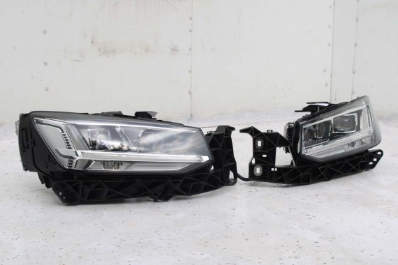 AUDI Q2 PRZÓD maska błotniki zderzak pas przedni lampy wzmocnienie błotnik lampa 81A FULL LED Kolor: G3G3	LX7M 	Nanograu Szary