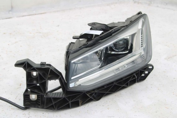 AUDI Q2 PRZÓD maska błotniki zderzak pas przedni lampy wzmocnienie błotnik lampa 81A FULL LED Kolor: G3G3	LX7M 	Nanograu Szary