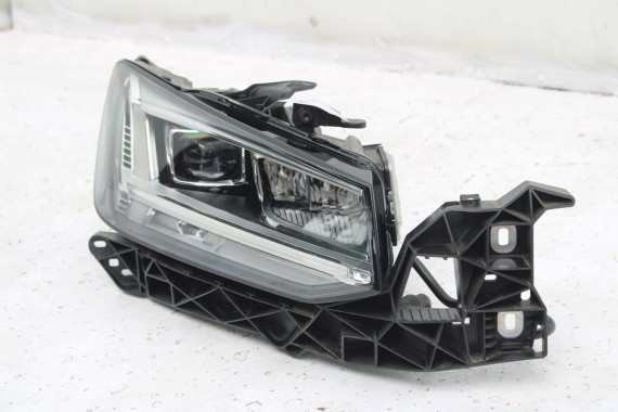 AUDI Q2 PRZÓD maska błotniki zderzak pas przedni lampy wzmocnienie błotnik lampa 81A FULL LED Kolor: G3G3	LX7M 	Nanograu Szary
