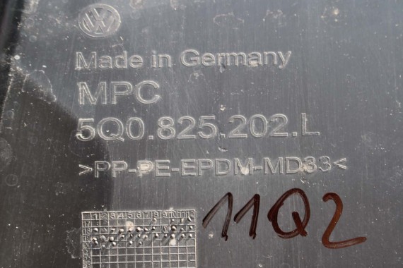 AUDI A3 Q2 VW GOLF 7 VII OSŁONA PODŁOGI 5Q0825201AE 5Q0825202L 5Q0825201AF 5Q0825202E 5Q0825201J 5Q0825202J 5Q0825271 5Q0825272A