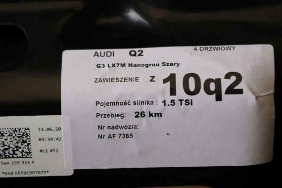 AUDI Q3 SANKI TRAWERSA 5WA199315F przód przednie kołyska 5Q0199315R 5Q0199315Q 5WA199315F 5WA 199 315 F 5Q0199315 5WA199315F VW