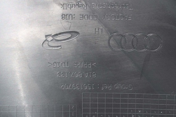 AUDI Q2 FOTELE KOMPLET FOTELI siedzeń siedzenia fotel tapicerka 81A skóra czarne kolor czarny kanapa siedzisko oparcie fotel