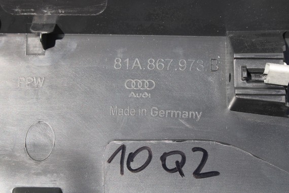 AUDI Q2 BOCZEK KLAPY BAGAŻNIKA 81A867979K 81A867973B 4PK czarny tapicerka wykończenie 81A867979J 81A867973A 81A867979 81A867973