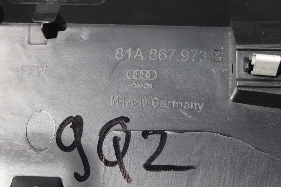 AUDI Q2 BOCZEK KLAPY BAGAŻNIKA 81A867979K 81A867973B 4PK czarny tapicerka wykończenie 81A867979J 81A867973A 81A867979 81A867973