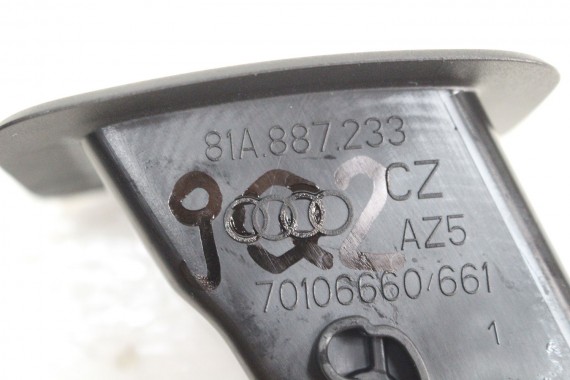 AUDI Q2 ZAŚLEPKA FOTELI TYŁ 81A887233 81A 887 233 zaślepka wykończenie SQ2 MOCOWANIE ISOFIX UCHWYT + ZAŚLEPKA osłona 81A887187