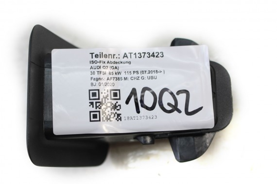 AUDI Q2 ZAŚLEPKA FOTELI TYŁ 81A887233 81A 887 233 zaślepka wykończenie SQ2 MOCOWANIE ISOFIX UCHWYT + ZAŚLEPKA osłona 81A887187