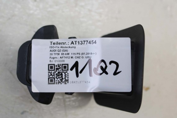 AUDI Q2 ZAŚLEPKA FOTELI TYŁ 81A887233 81A 887 233 zaślepka wykończenie SQ2 MOCOWANIE ISOFIX UCHWYT + ZAŚLEPKA osłona 81A887187