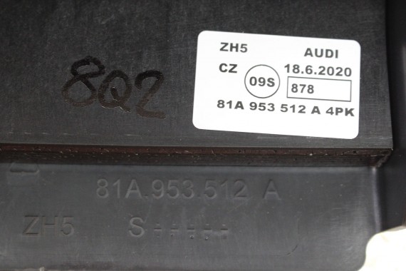 AUDI Q2 OBUDOWA KOLUMNY KIEROWNICY 81A953491 81A953512A 81A 953 491 81A953491 81A953491 81A953491 81A953512A 81A953512 81A953512