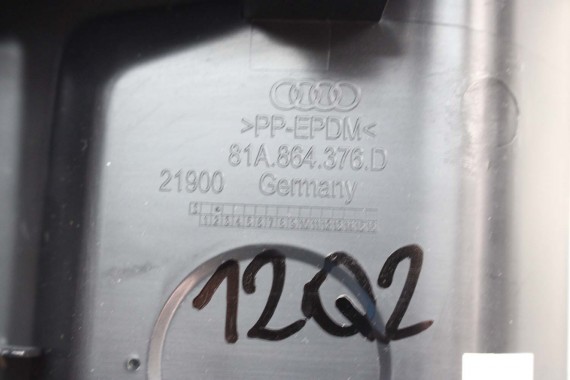 AUDI Q2 WYKOŃCZENIE TUNELU ŚRODKOWEGO 81A864376D 81A 864 376 6PS - czarny (soul) 81A864376D 81A864376D 81A864376D 81A864376