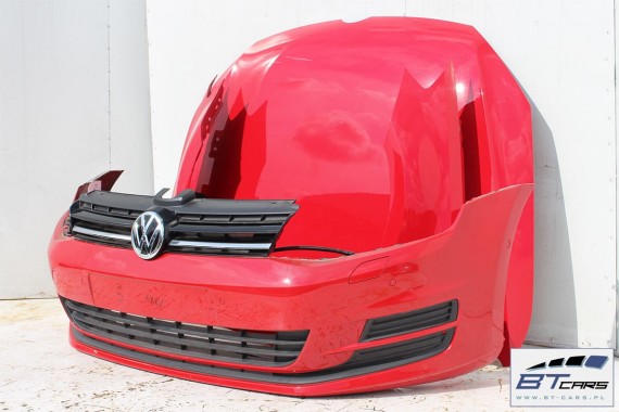 VW GOLF 7 VII PRZÓD maska błotniki zderzak pas przedni wzmocnienie błotnik LY3D Kolor: czerwony tornado 5G