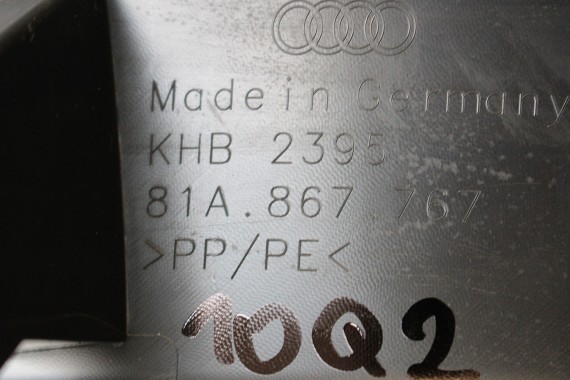 AUDI Q3 POSZYCIE SŁUPEK D 81A867767 81A867768 81A 867 767 dolne podłogi kolor szary SŁUPKA srebrny 81A867767 81A867768 81A867767