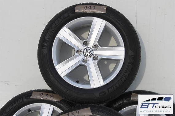 VW GOLF 7 VII SPORTSVAN FELGI 16 cali OPONY KOŁA LATO felga 5G0601025BN 6,5J*16H2 ET46 opona MICHELIN ENERGY SAVER 205/55/16