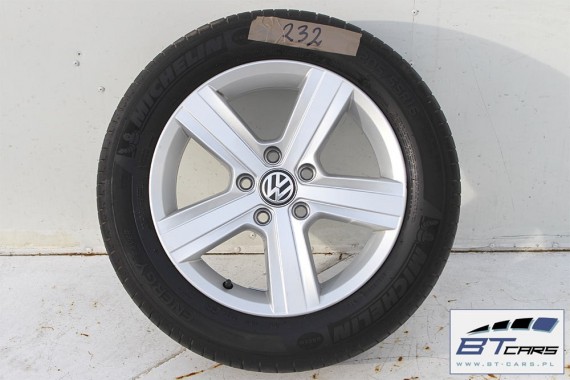 VW GOLF 7 VII SPORTSVAN FELGI 16 cali OPONY KOŁA LATO felga 5G0601025BN 6,5J*16H2 ET46 opona MICHELIN ENERGY SAVER 205/55/16