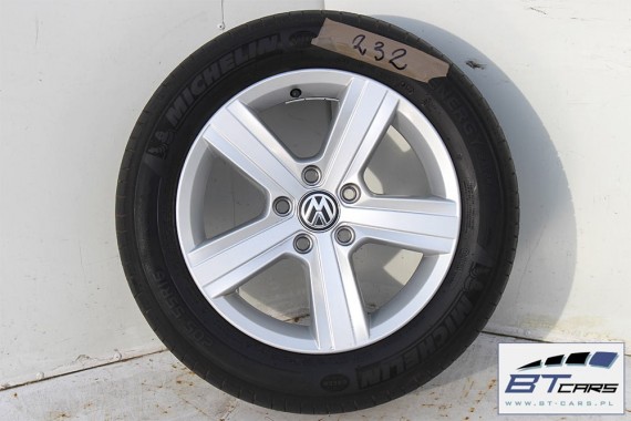 VW GOLF 7 VII SPORTSVAN FELGI 16 cali OPONY KOŁA LATO felga 5G0601025BN 6,5J*16H2 ET46 opona MICHELIN ENERGY SAVER 205/55/16