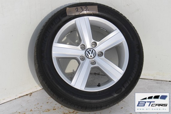 VW GOLF 7 VII SPORTSVAN FELGI 16 cali OPONY KOŁA LATO felga 5G0601025BN 6,5J*16H2 ET46 opona MICHELIN ENERGY SAVER 205/55/16