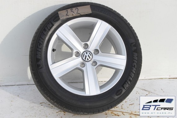 VW GOLF 7 VII SPORTSVAN FELGI 16 cali OPONY KOŁA LATO felga 5G0601025BN 6,5J*16H2 ET46 opona MICHELIN ENERGY SAVER 205/55/16