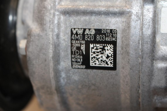 AUDI A4 A5 A6 Q7 POMPA KLIMATYZACJI KLIMY 4M0820803 4M0 820 803 SPRĘŻARKA KOMPRESOR 8W B9 F5 4M VW TOUAREG III GE447150 6SES14C
