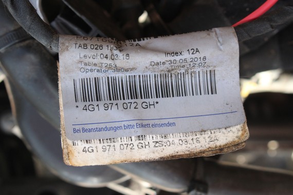 AUDI A6 A7 WIĄZKA SILNIKA 4G1971072GH instalacja 4G1971072NQ 4G1971072GH 4G1 971 072 GH 4G1971072GH 4G1971072NQ 4G1971072GH C7