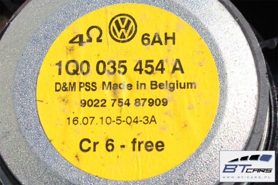 VW EOS GŁOŚNIKI GŁOŚNIK KOMPLET NAGŁOŚNIENIE 1Q0035454 1Q0035454A 1Q0035411  1Q0 035 454 1Q0 035 454 A 1Q0 035 411