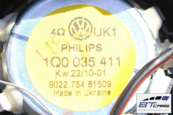 VW EOS GŁOŚNIKI GŁOŚNIK KOMPLET NAGŁOŚNIENIE 1Q0035454 1Q0035454A 1Q0035411  1Q0 035 454 1Q0 035 454 A 1Q0 035 411