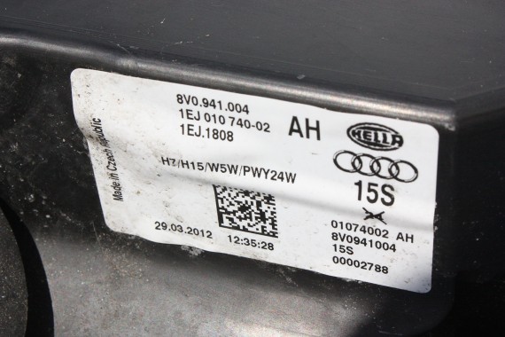 AUDI A3 LAMPA LAMPY PRZÓD 8V0941003 8V0941004 8V0 941 003 AH 8V0 941 004 AH 8V0941003AH 8V0941004AH 8V0941003J 8V0941004J