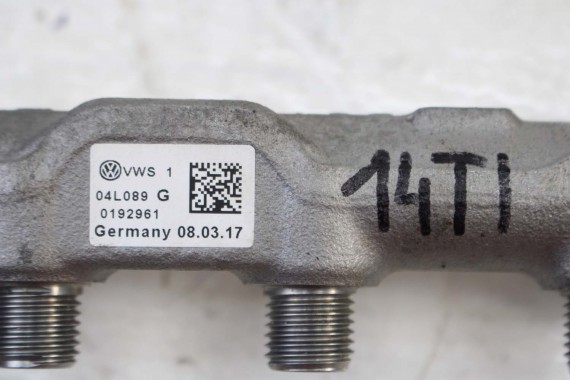 AUDI VW SKODA SEAT LISTWA WTRYSKOWA 04L130089G 04L 130 089 G rozdzielacz paliwa 1.6 2.0 TDi 04L130089E 04L130089H 04L130089G