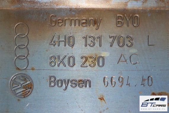 AUDI A6 A7 A8 Q5 KATALIZATOR 3.0 TDi 4H0131703L 4H0131703 8R diesel 4H0131703L 4H0131703L 4H0131703L 4H0131703 4H0131703 3.0 TDi