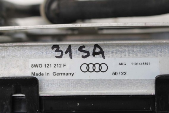 AUDI RS4 RS5 CHŁODNICA INTERKULERA 8W0121212F 8W0121202A POWIETRZA DOŁADOWANIA Intercooler 8W0121262D 8W0121030M 8W0121212F