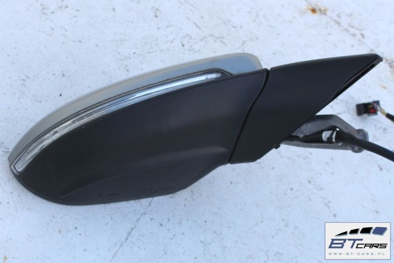 VW GOLF 7 VII LUSTERKO DRZWI PRAWE LB7W 10 pin ZEWNĘTRZNE 10pin 5G LB7W - srebrny (tungsten silver ) pinów kabli przewodów