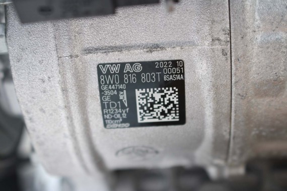 AUDI RS4 RS5 POMPA KLIMATYZACJI KLIMY 8W0816803T sprężarka kompresoer 8W0 816 803 T A4 A5 8W B9 F5 DENSO 3.0 TFSi 8W0816803T