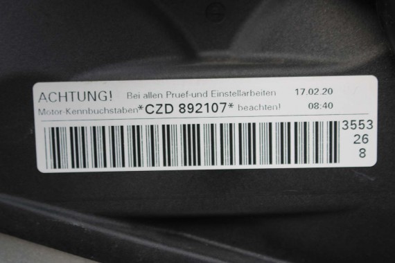 VW GOLF 7 VII SPORTSVAN SILNIK 1.4 TSi CZD CZDA benzyna 110 Kw 150 Km przebieg 24kilometrów SKODA SEAT AUDI A1 Q3