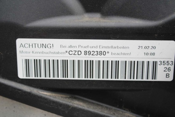 VW GOLF 7 VII SPORTSVAN SILNIK 1.4 TSi CZD CZDA benzyna 110 Kw 150 Km przebieg 19 kilometrów SKODA SEAT AUDI A1 Q3  1.4 TSi CZD