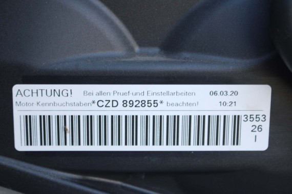 VW GOLF 7 VII SPORTSVAN SILNIK 1.4 TSi CZD CZDA benzyna 110 Kw 150 Km przebieg 26 kilometrów SKODA SEAT AUDI A1 Q3  1.4 TSi CZD