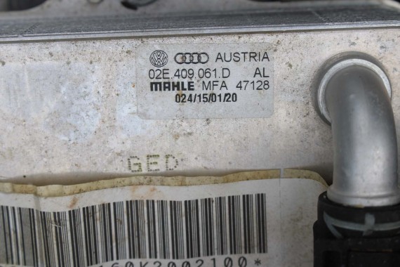 VW AUDI SKODA SEAT CHŁODNICA OLEJU 02E409061D 02E 409 061 D SKRZYNIA AUTOMATYCZNA 02E409061D 02E409061E 02E409061D 02E409061E