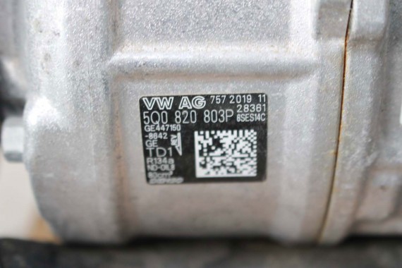 VW AUDI POMPA KLIMATYZACJI KLIMY 5Q0820803P 5Q0820803P 5Q0 820 803 P sprężarka DENSO 5Q0820803P 5Q0820803P 5Q0820803P 6SES14C