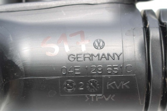 AUDI VW SEAT SKODA ŁAPAK WLOT POWIETRZA PASA 04E129651C kierownica łapacz dolot kanał RURA PRZEWÓD DOLOT 04E129651A 04E129651E